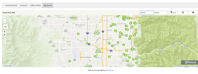 to show how the map search feature on the Utah's Best Real Estate Group website optimizes your homebuying experience.