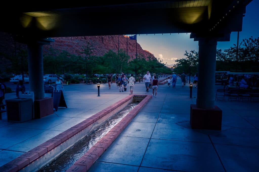 Courtyard at Tuacahn Amphitheater