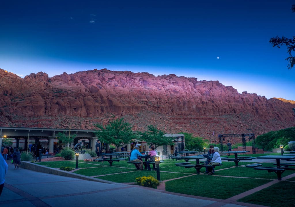 views of what Tuacahn Amphitheater